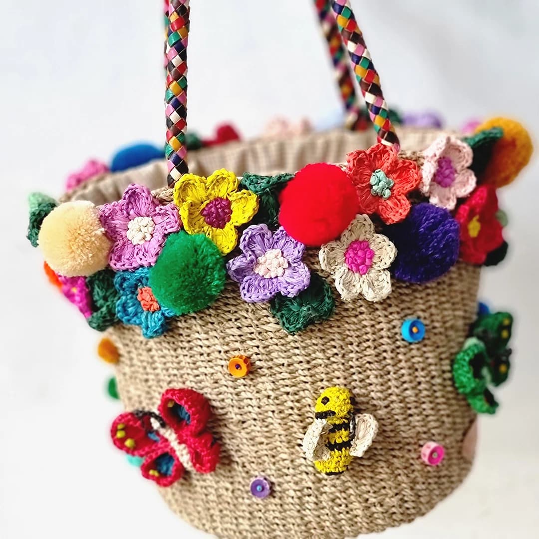 Garden Bloom Bucket Bag