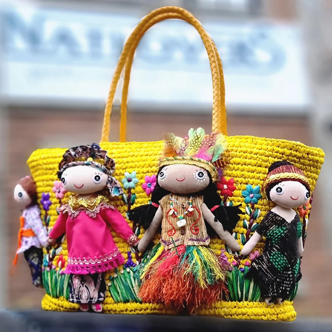 Sunshine Doll Tote - angle 1